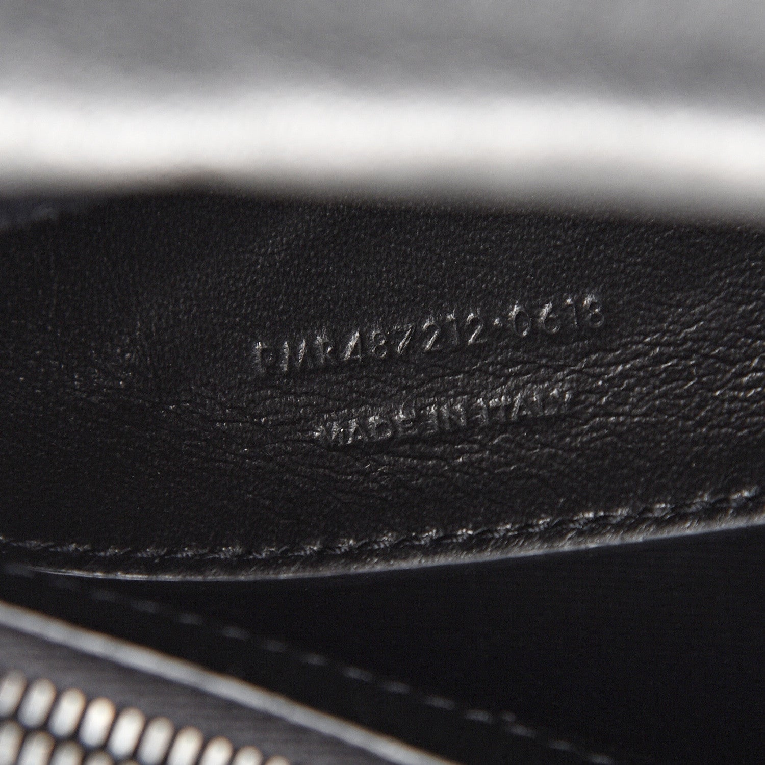 Saint Laurent Sheepskin Matelasse Chevron Monogram Monochrome Large College Satchel Black 6 of 11