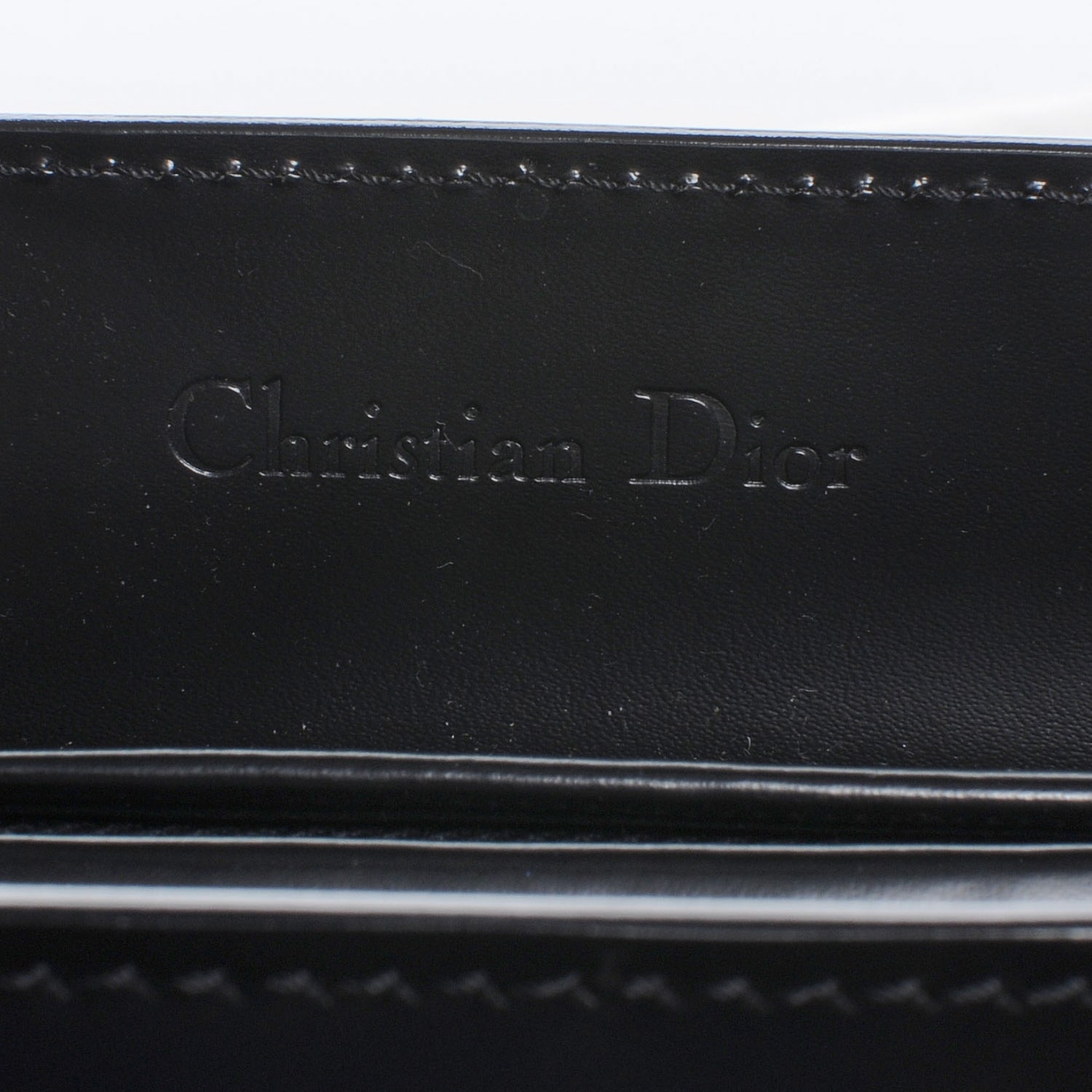 Christian Dior Leather Large Malice Tote Black 5 of 8