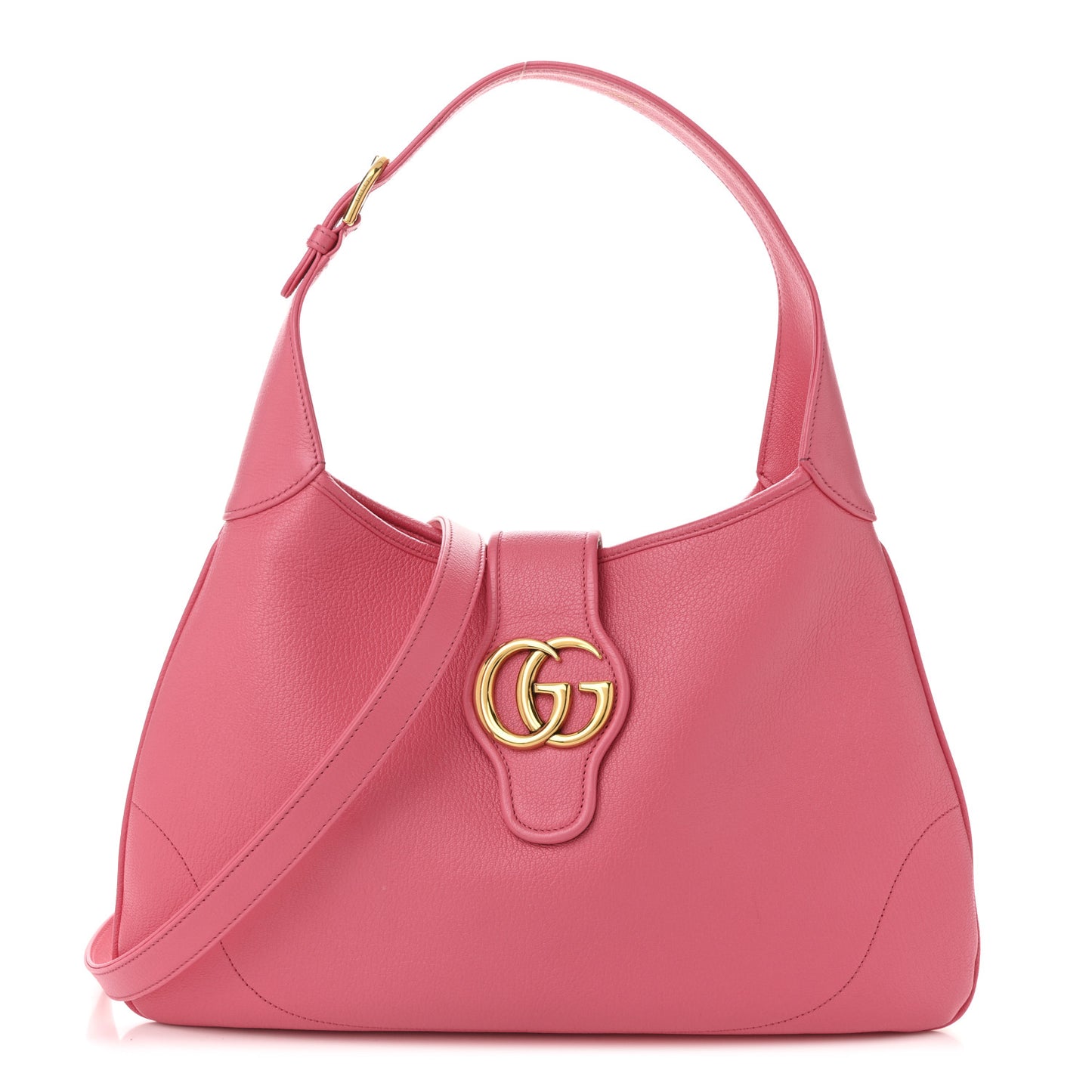 Goatskin Medium Aphrodite Shoulder Bag Rhodamine Pink
