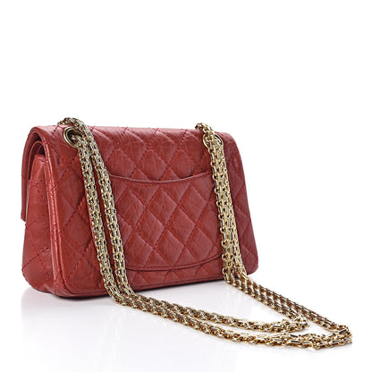 Chanel Aged Calfskin Quilted 2.55 Reissue 224 Flap Red 3 of 11