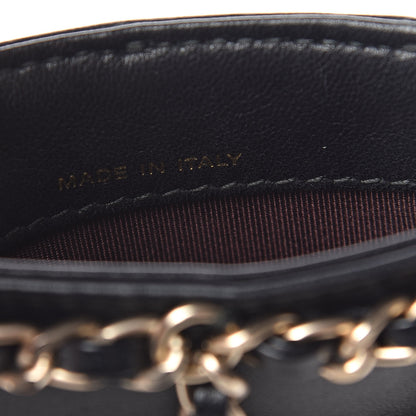 Chanel Lambskin Tech Me Out Clutch With Chain Black 9 of 12