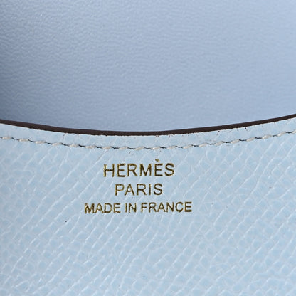 Hermes Epsom Constance Slim Wallet Bleu Brume 7 of 11