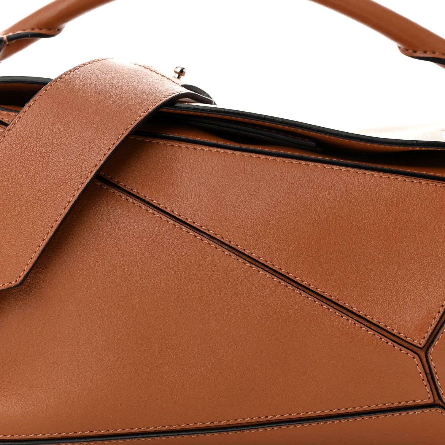 Loewe Calfskin Small Puzzle Bag Tan 7 of 11