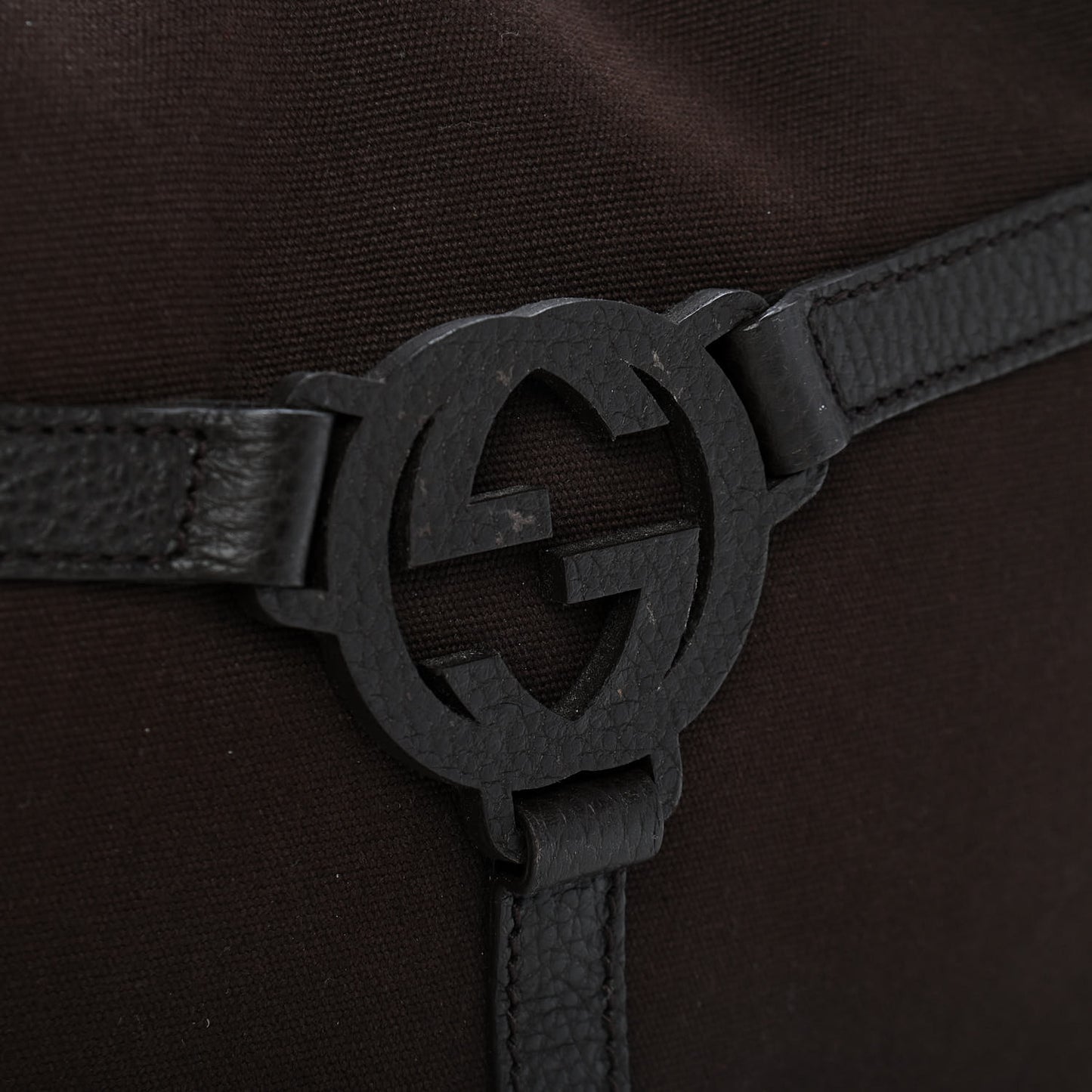 Canvas GG Reins Hobo Brown Black