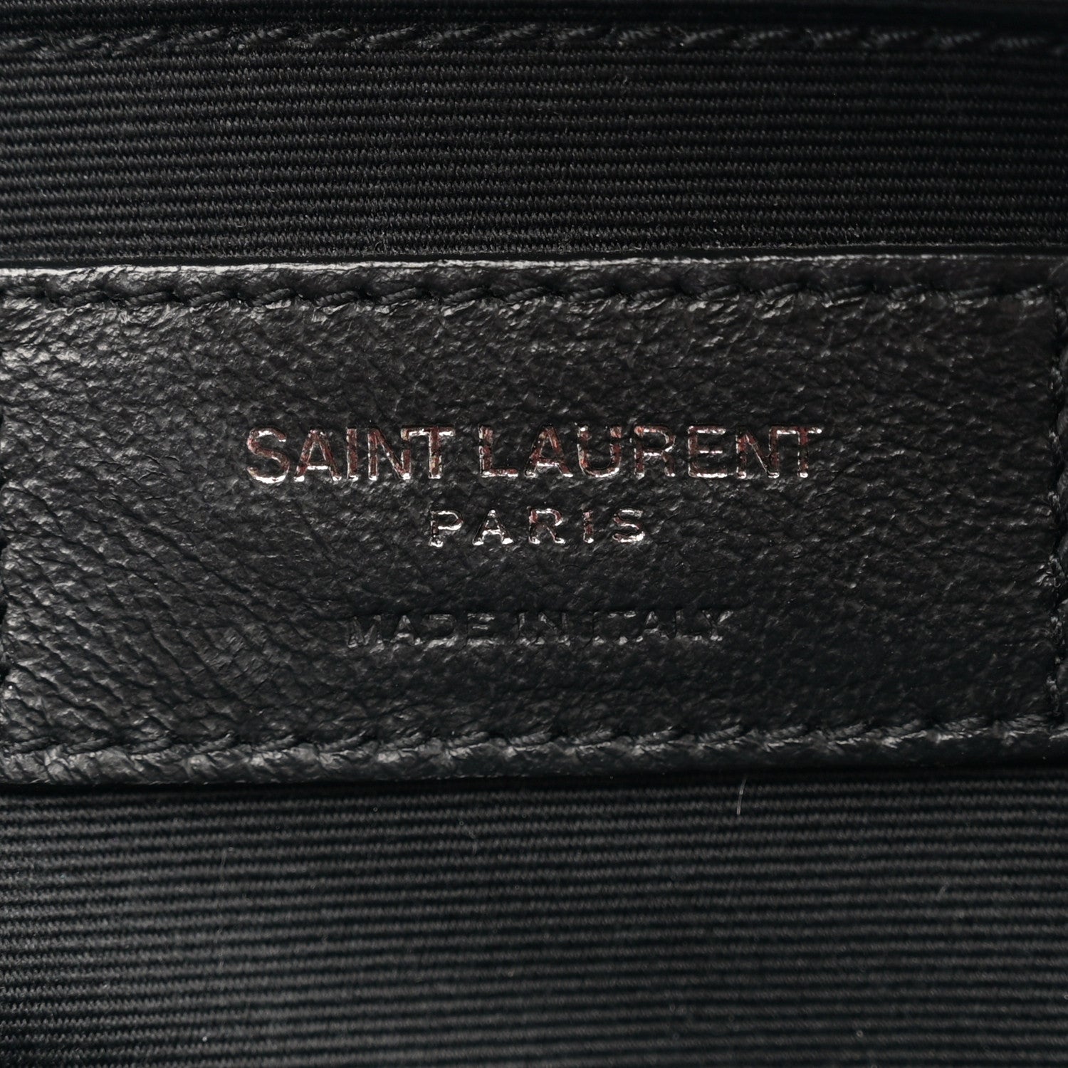 Saint Laurent Calfskin Matelasse Monogram Monochrome Lou Camera Bag Black 6 of 11