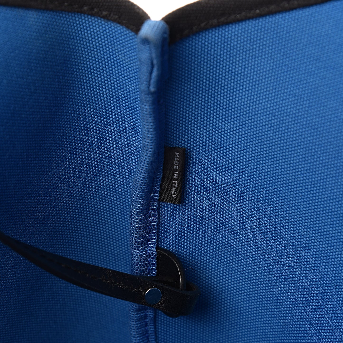 Canapa Racing Logo Shopping Tote Black Azzurro