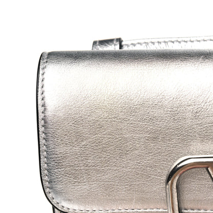 Valentino Garavani Metallic Calfskin VSling Belt Bag Silver 7 of 14
