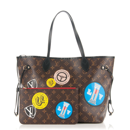 Louis Vuitton Monogram World Tour Neverfull MM 1 of 9