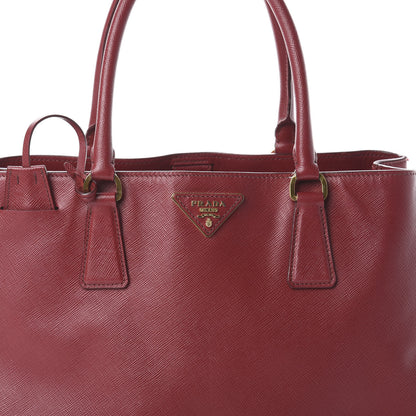 Prada Saffiano Lux Medium Tote Fuoco 8 of 8