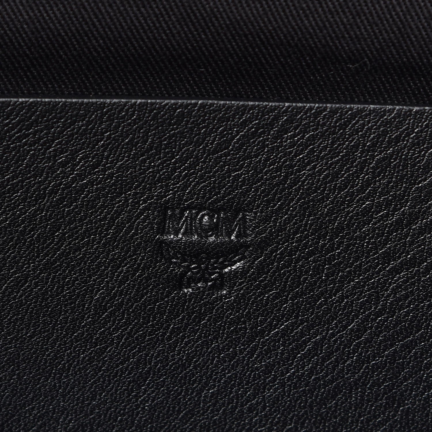 MCM Calfskin Ottomar Monogram Duke Backpack Black 7 of 12