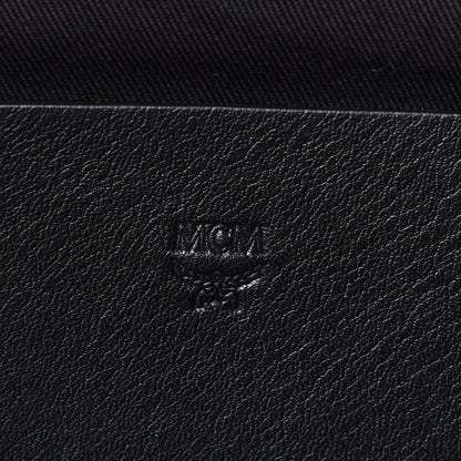 MCM Calfskin Ottomar Monogram Duke Backpack Black 7 of 12