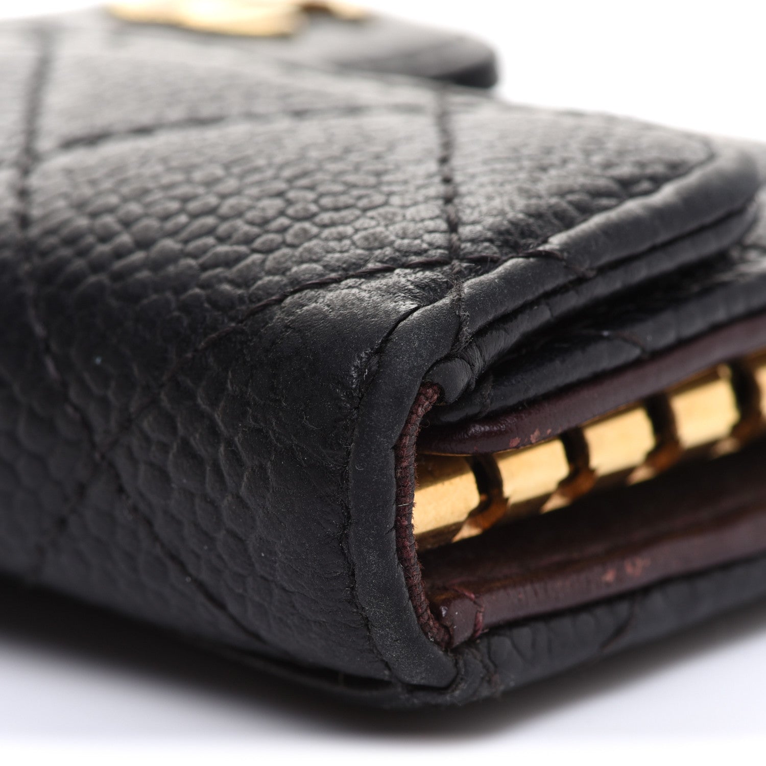 Chanel Caviar Quilted 6 Key Holder Black 12 of 16