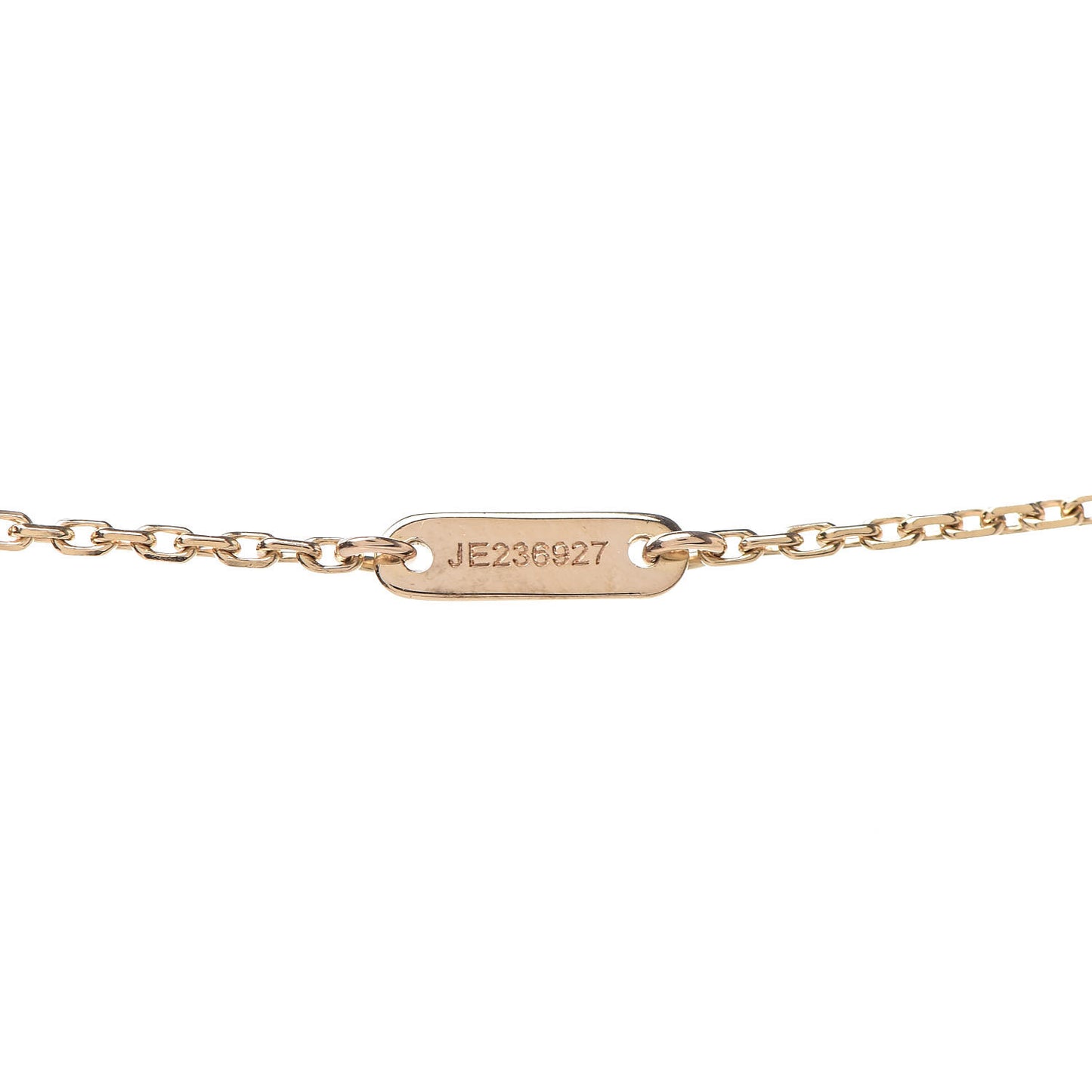 18K Yellow Gold Mother of Pearl Sweet Alhambra Pendant Necklace
