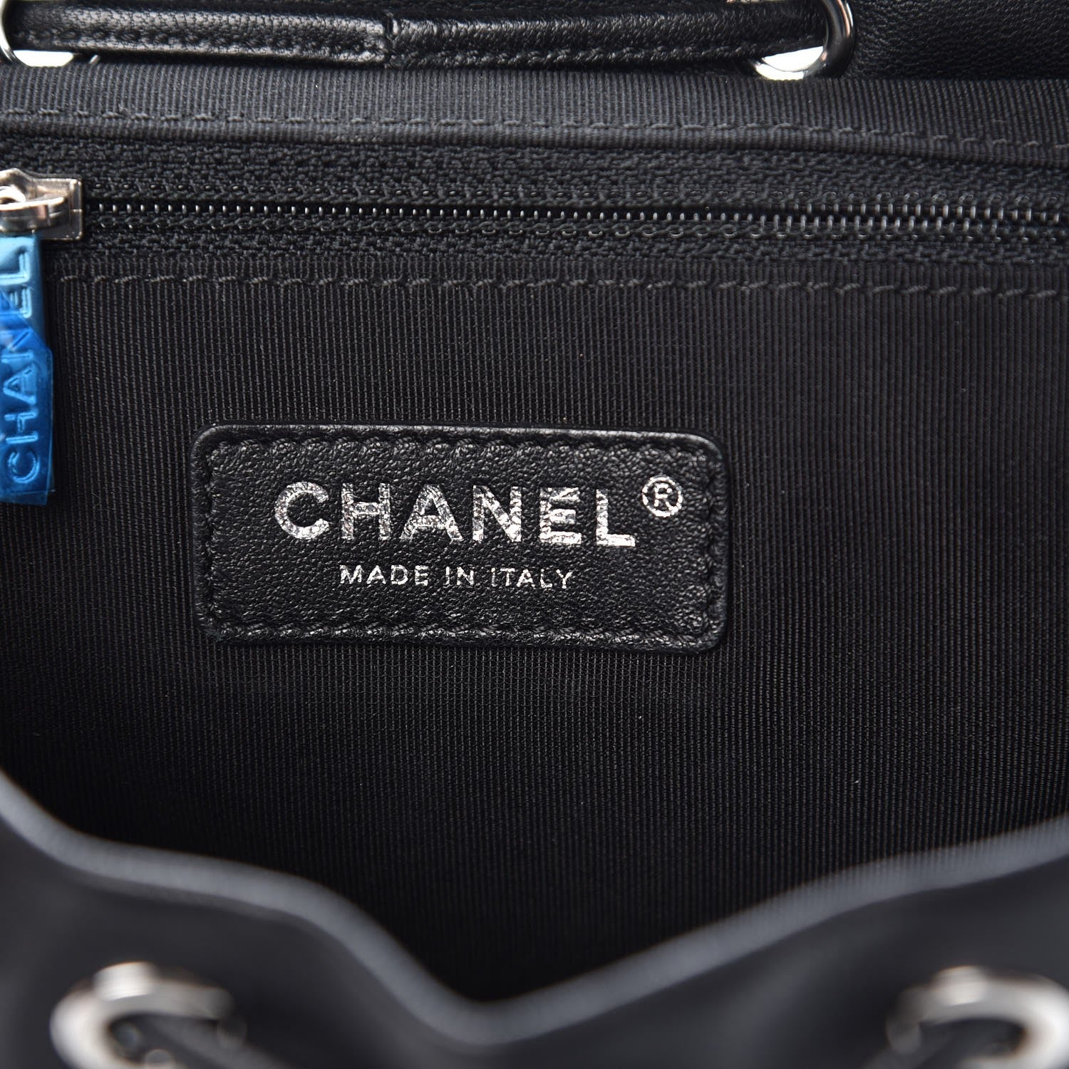Chanel Lambskin Quilted Small Cuba Urban Spirit Backpack Black 6 of 7