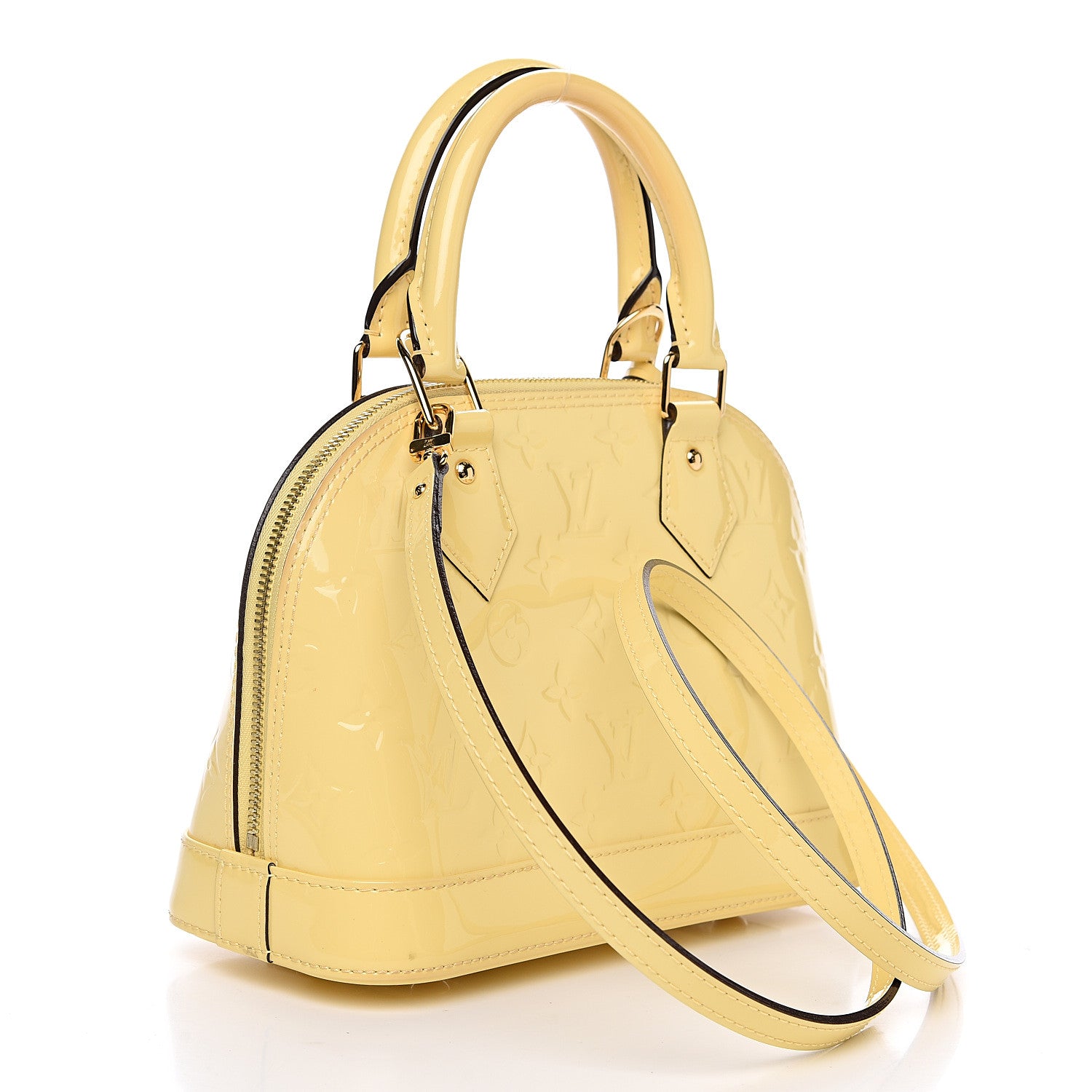 Louis Vuitton Vernis Alma BB Citrine 2 of 11