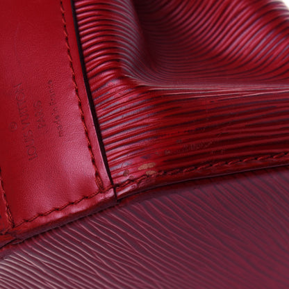 Louis Vuitton Epi Sac D'Epaule Castillan Red 6 of 6