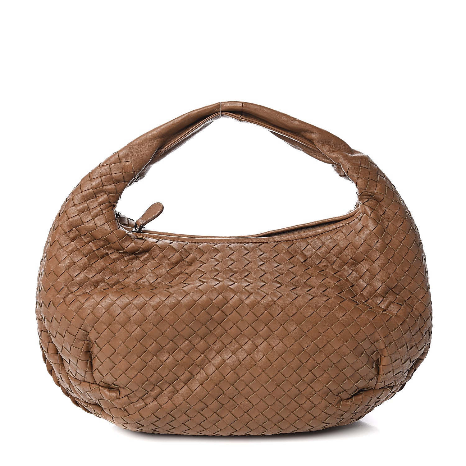 Bottega Veneta Nappa Intrecciato Medium Belly Veneta Hobo Brown Taupe 1 of 10