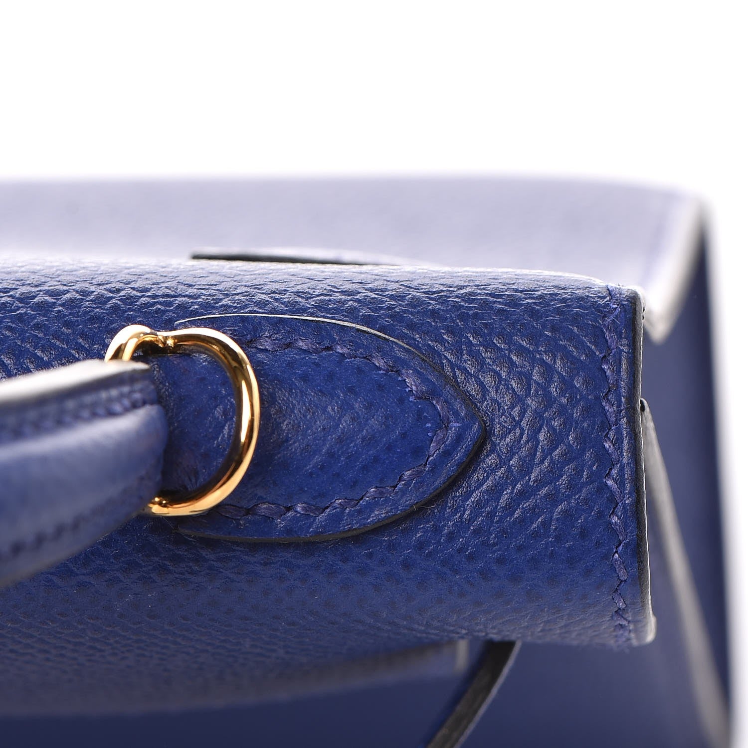 Hermes Epsom Mini Kelly Sellier 20 Bleu Electrique 15 of 25