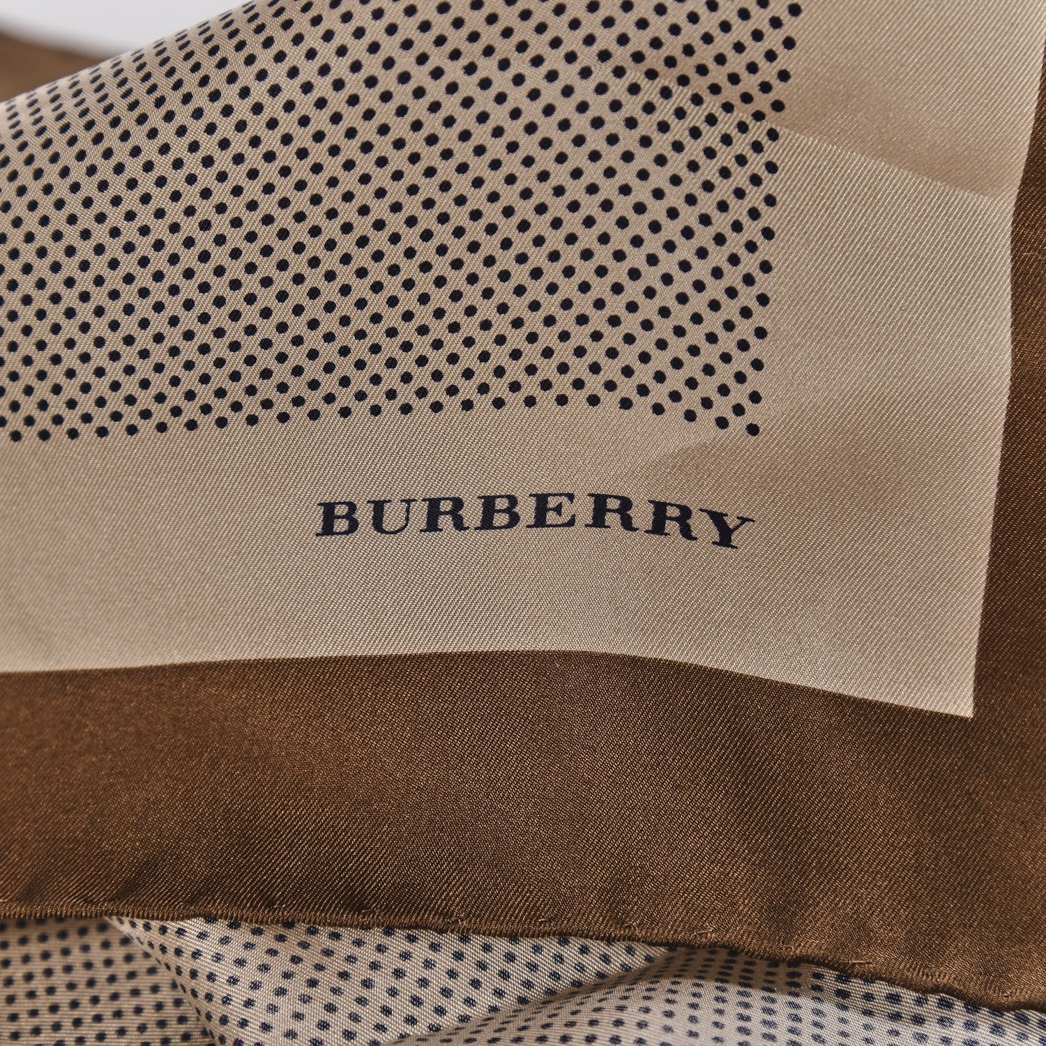Burberry Silk Equestrian Knight Print Square Scarf Beige 3 of 4