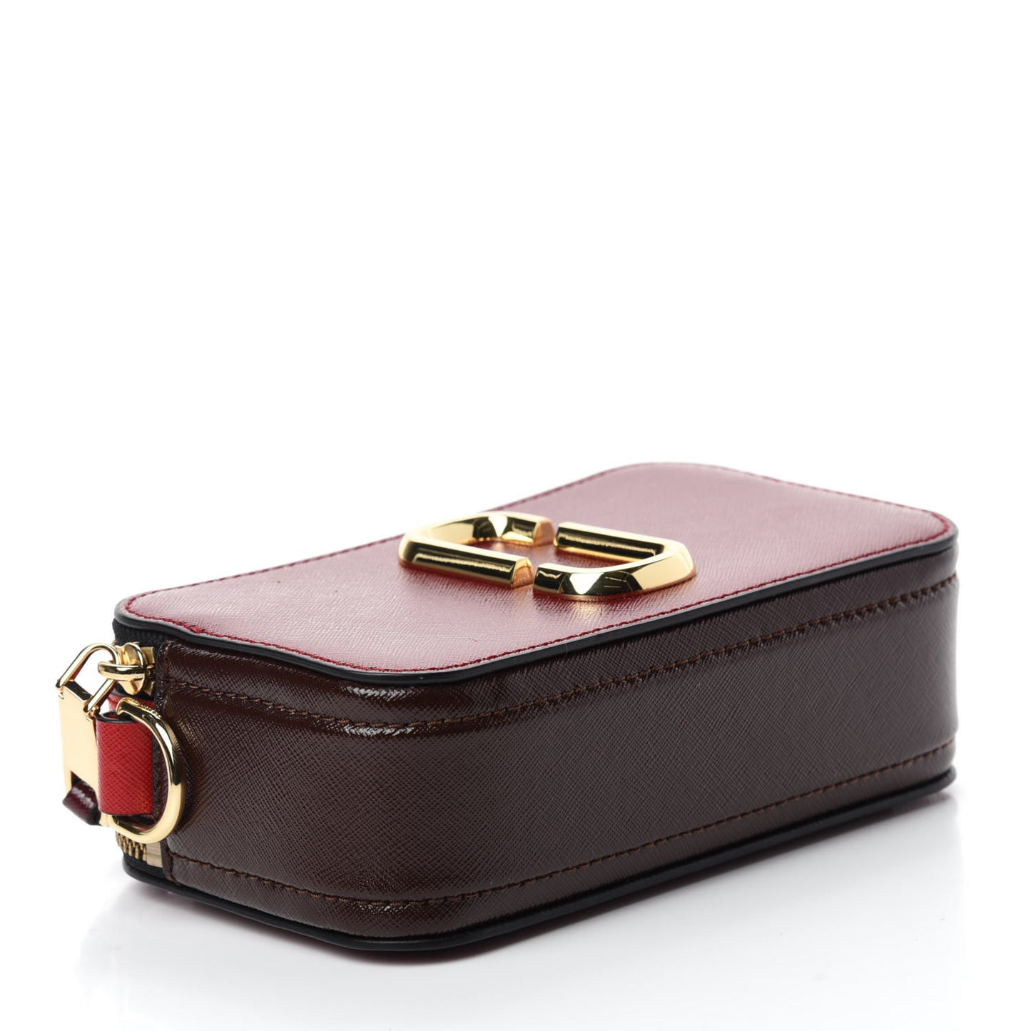 Saffiano Small Snapshot Camera Bag Cranberry Multicolor