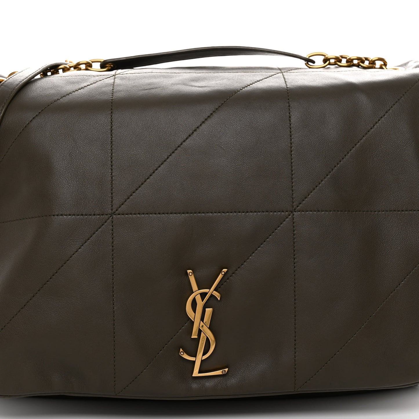 Lambskin Matelasse Monogram Large Jamie 4.3 Light Musk