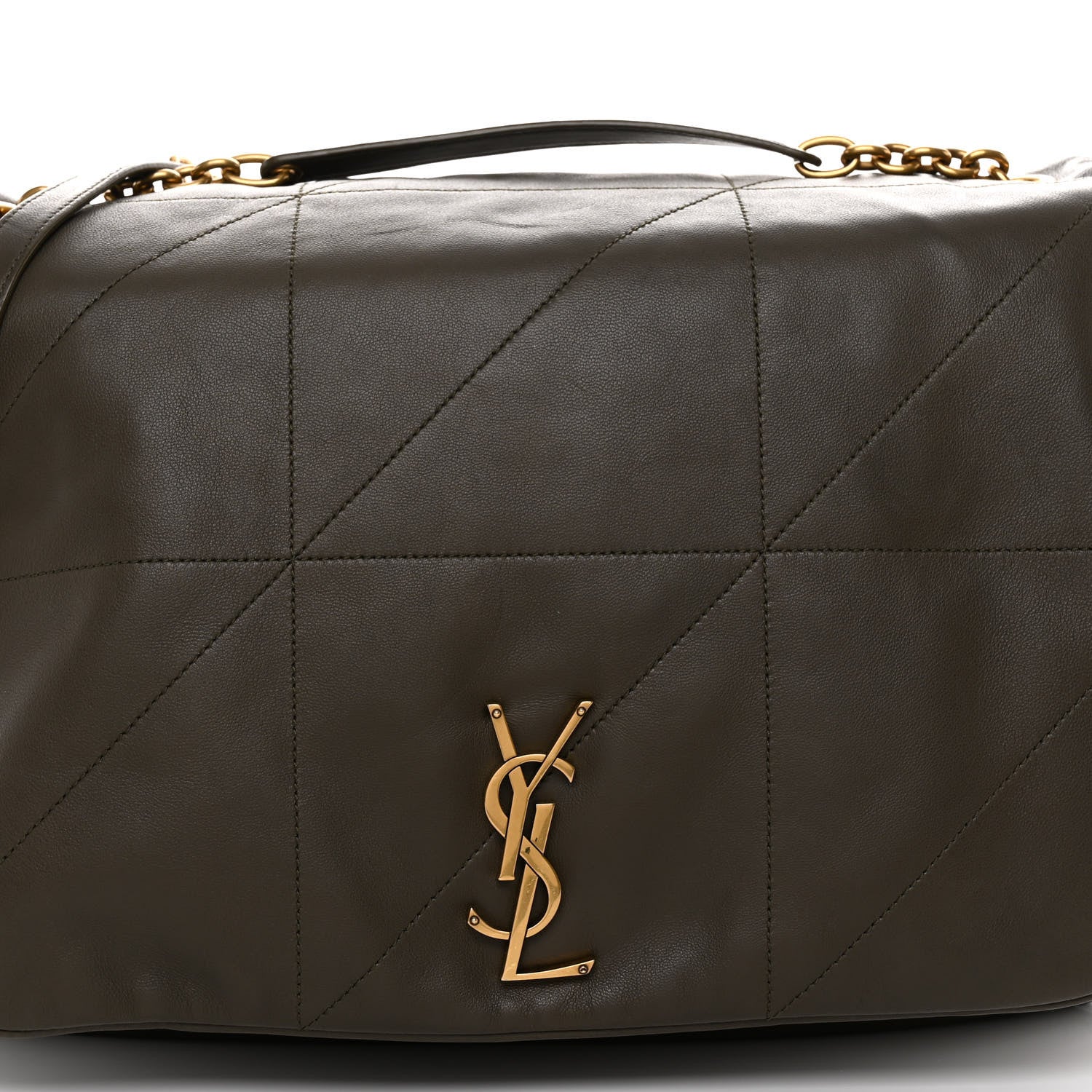 Saint Laurent Lambskin Matelasse Monogram Large Jamie 4.3 Light Musk 7 of 9