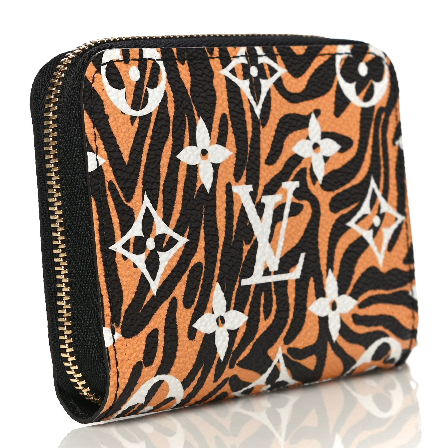 Louis Vuitton Monogram Giant Jungle Zippy Coin Purse Black 3 of 10
