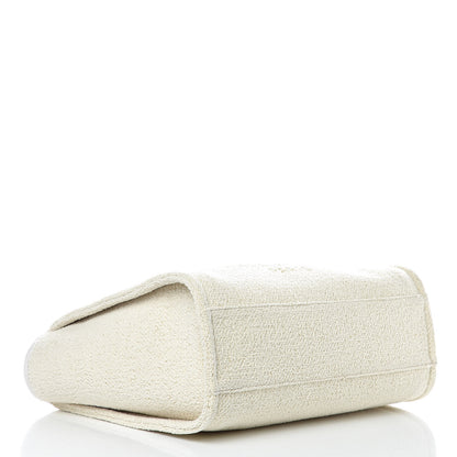 Chanel Lurex Boucle Small Deauville Tote White 4 of 8