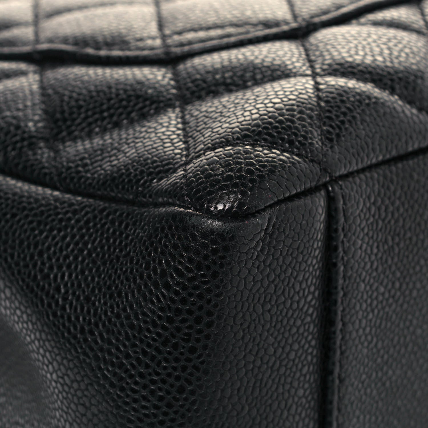 Chanel Caviar Quilted Grand Shopping Tote GST Black 10 of 14