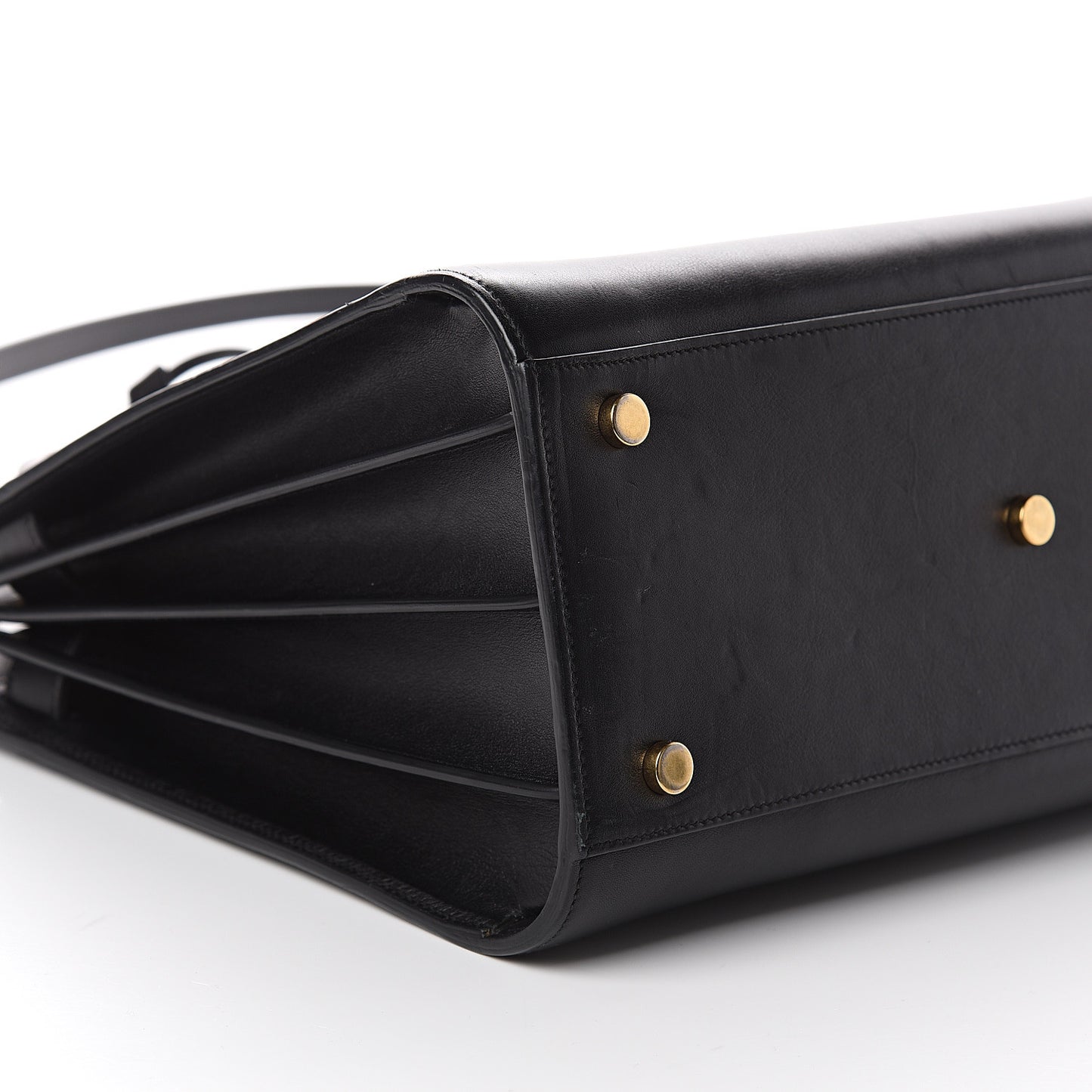 Calfskin Small Sac De Jour Black