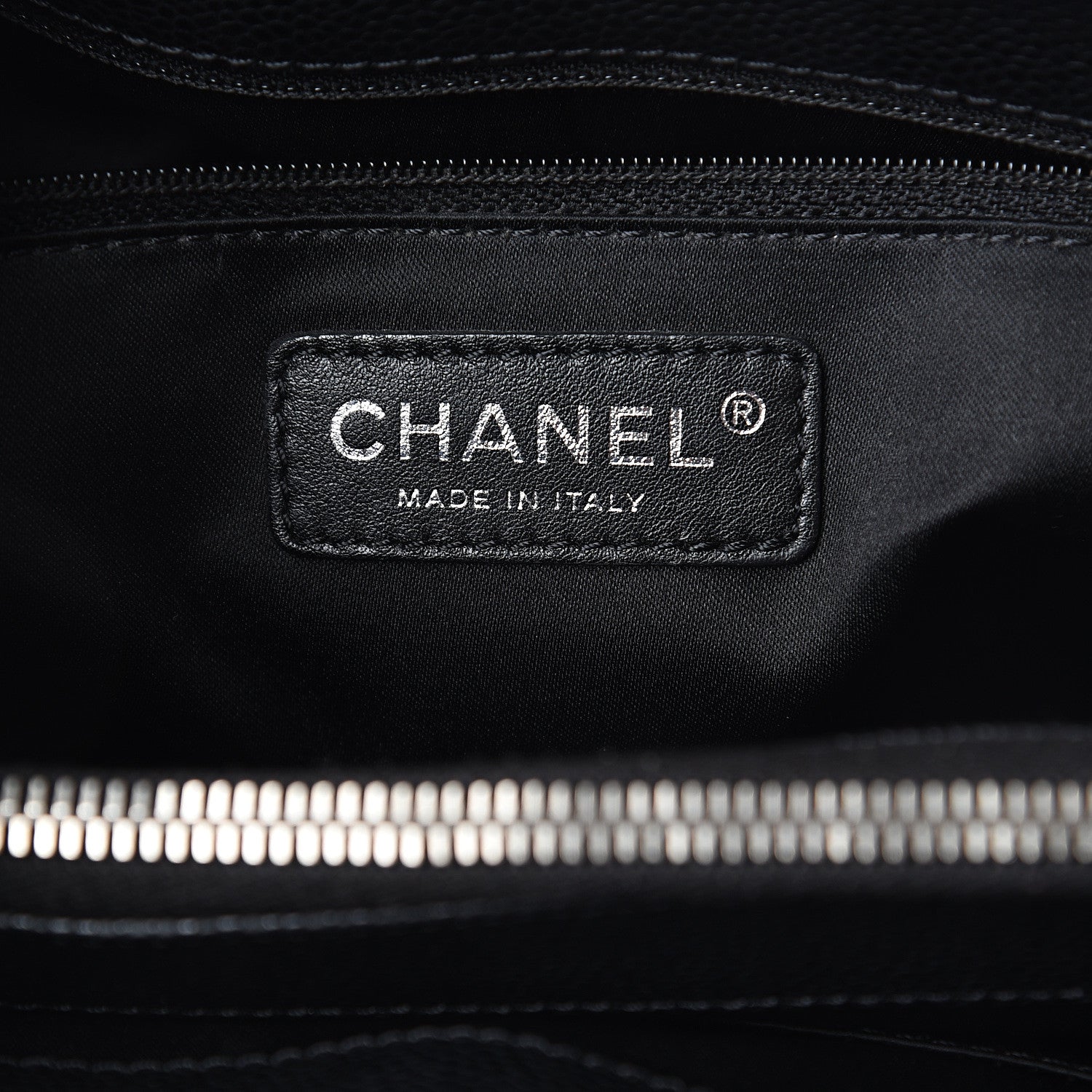 Chanel Caviar Quilted Grand Shopping Tote GST Black 4 of 8