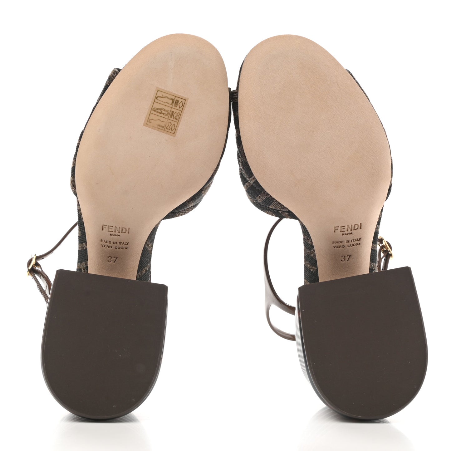 FF Tortoise Promenade Pumps 37 Tobacco