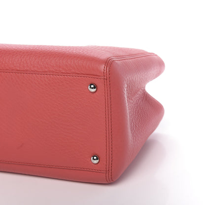 Chanel Calfskin Small Cerf Shopper Tote Coral 10 of 10