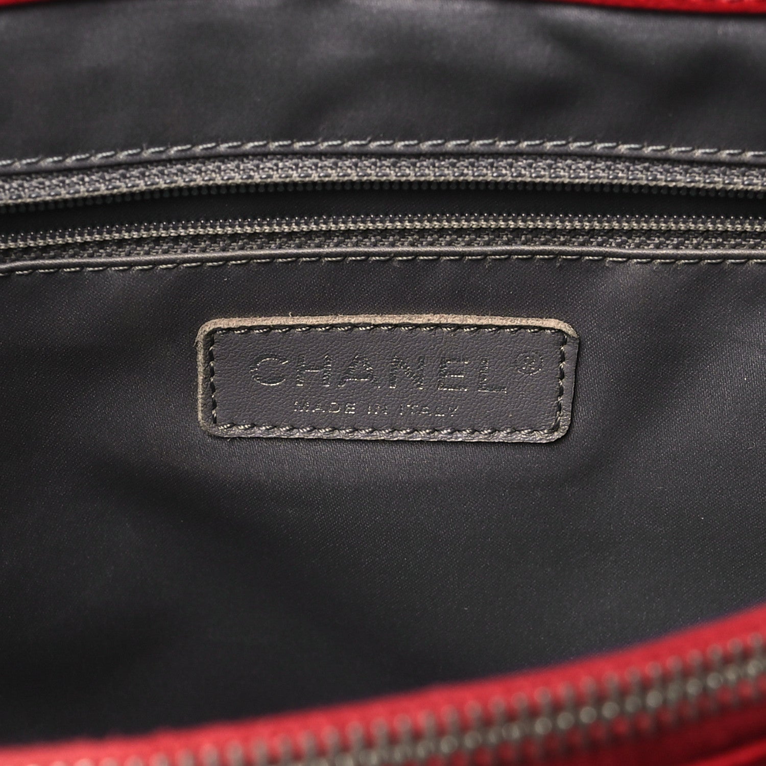 Chanel Caviar Quilted XL Grand Shopping Tote GST Red 6 of 14