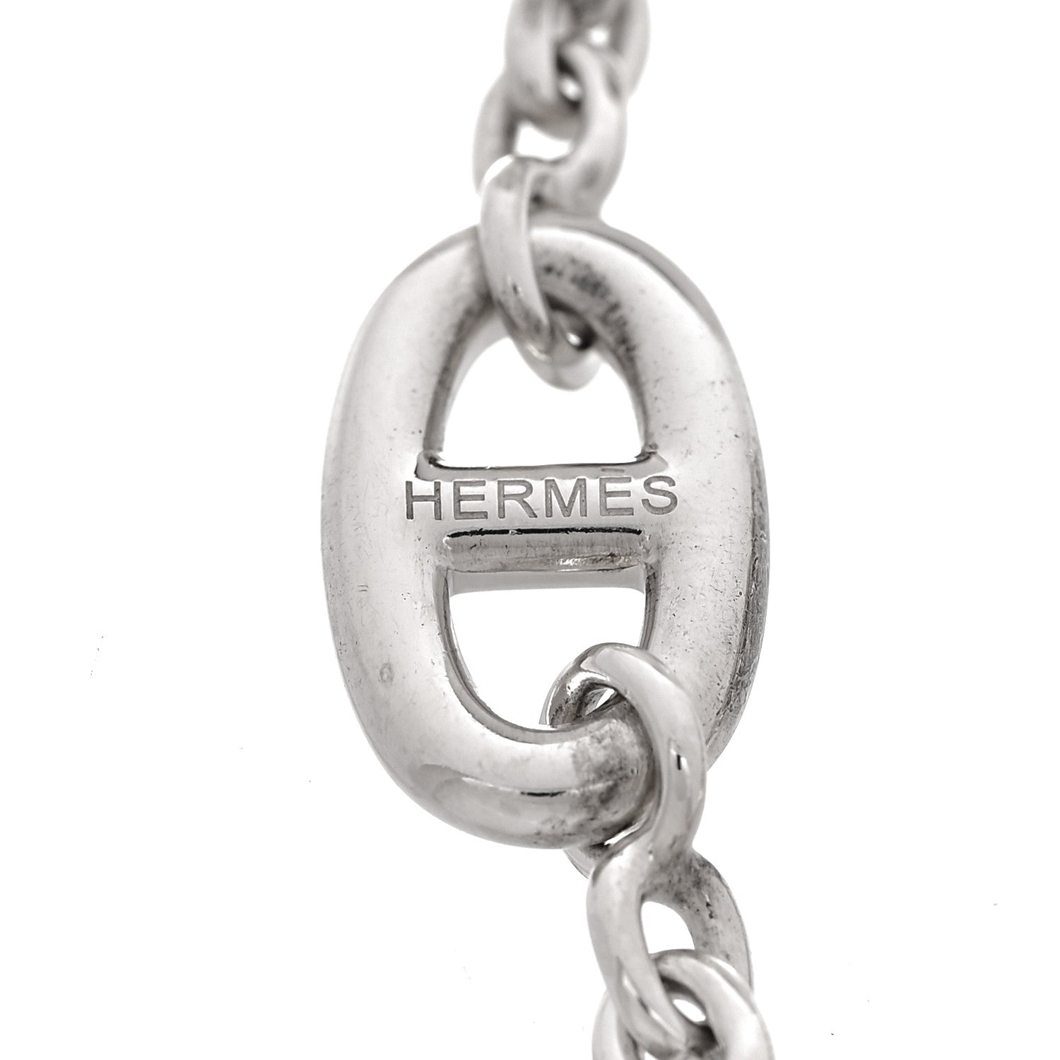 Hermes Sterling Silver Farandole Bracelet LG 3 of 5