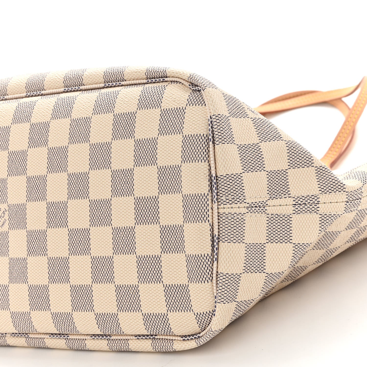 Louis Vuitton Damier Azur Neo Neverfull MM Rose Ballerine 10 of 11