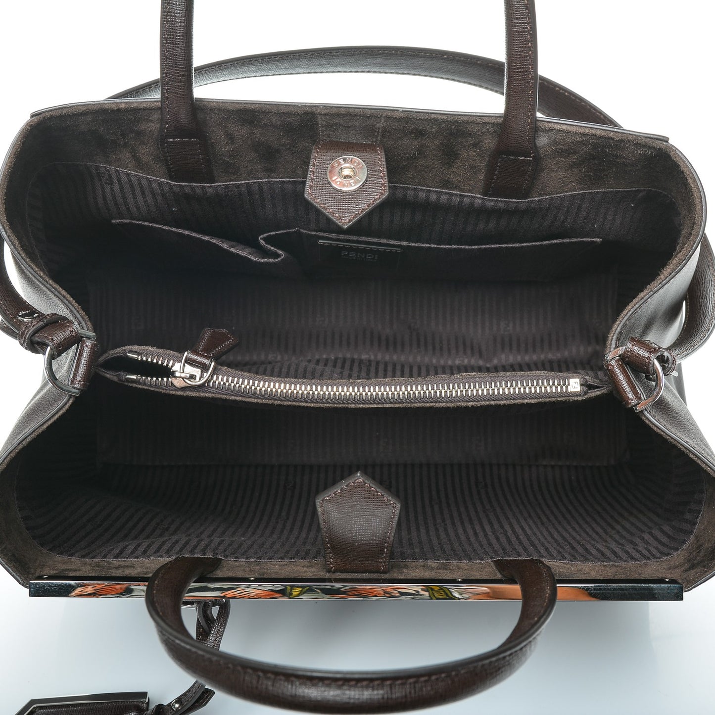 Vitello Elite Regular 2Jours Tote Caffe Noir