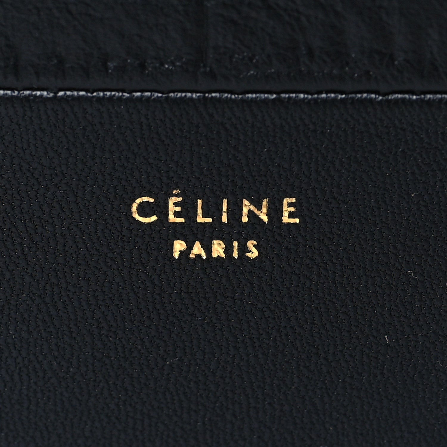 Celine Crocodile Embossed Calfskin Clutch Black 6 of 8