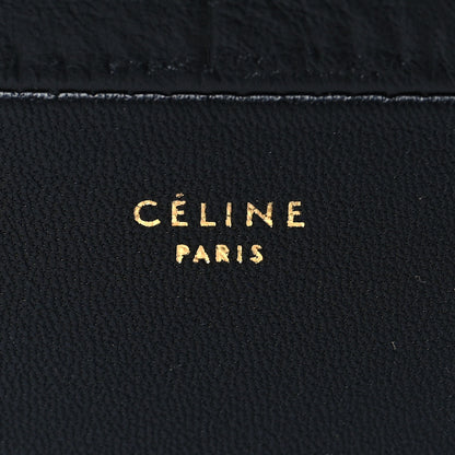 Celine Crocodile Embossed Calfskin Clutch Black 6 of 8