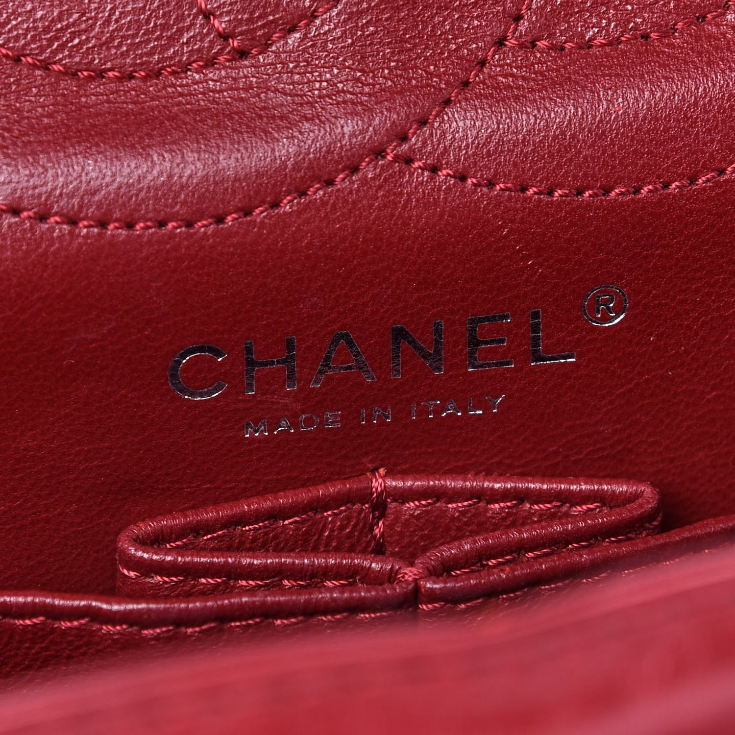 Chanel Aged Calfskin Quilted 2.55 Reissue 226 Flap Red 5 of 9