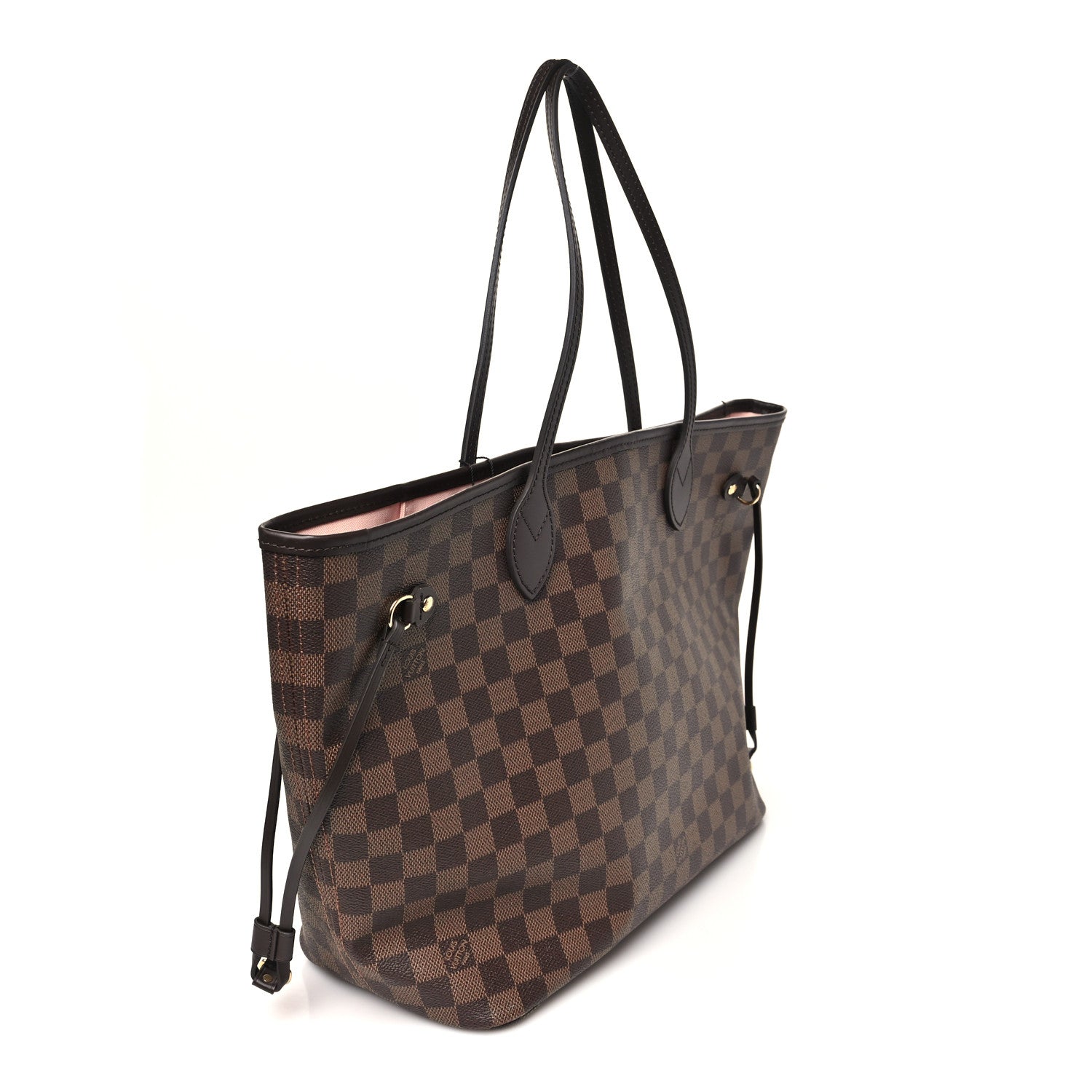 Louis Vuitton Damier Ebene Neo Neverfull MM Rose Ballerine 4 of 10