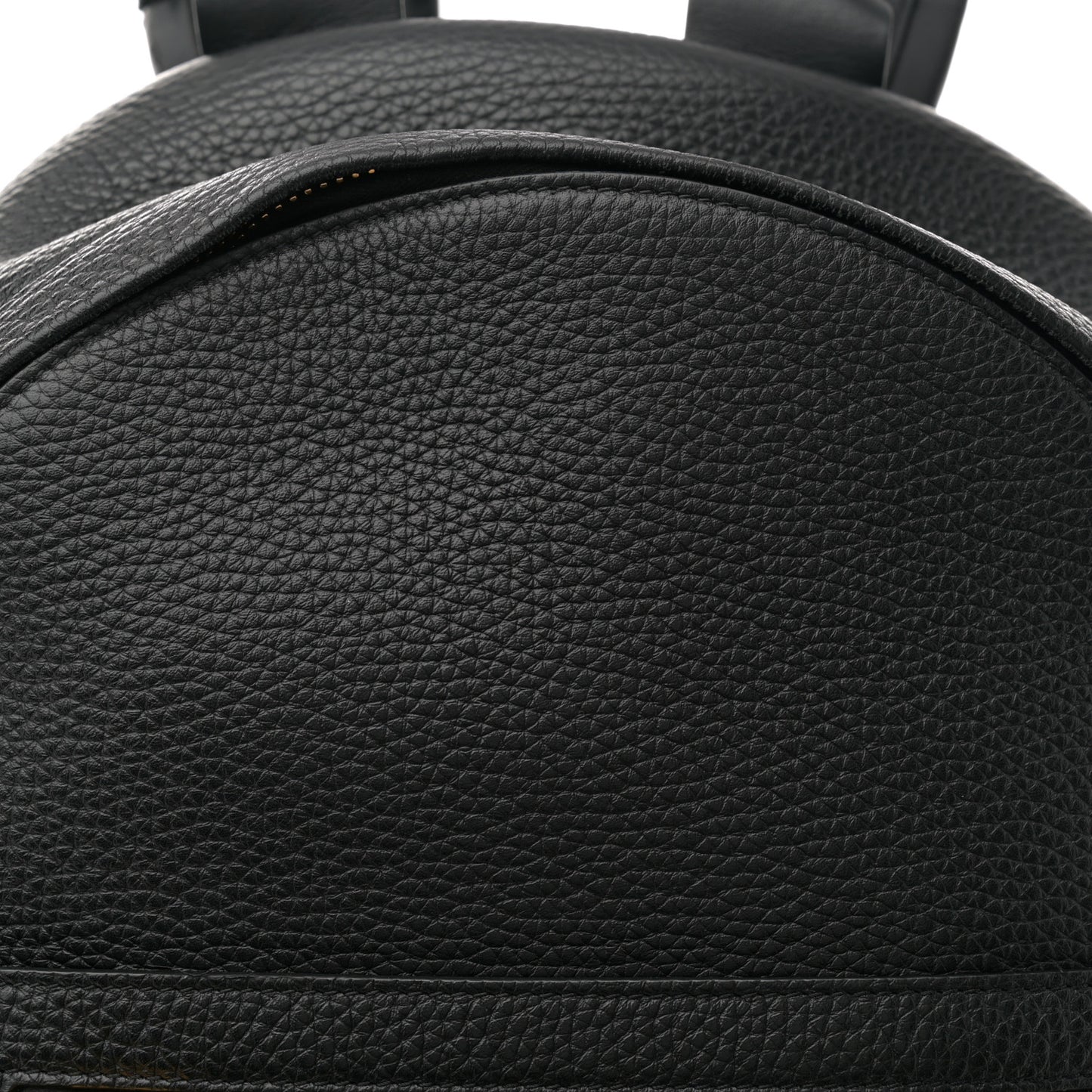Grained Calfskin Buckley Backpack Black