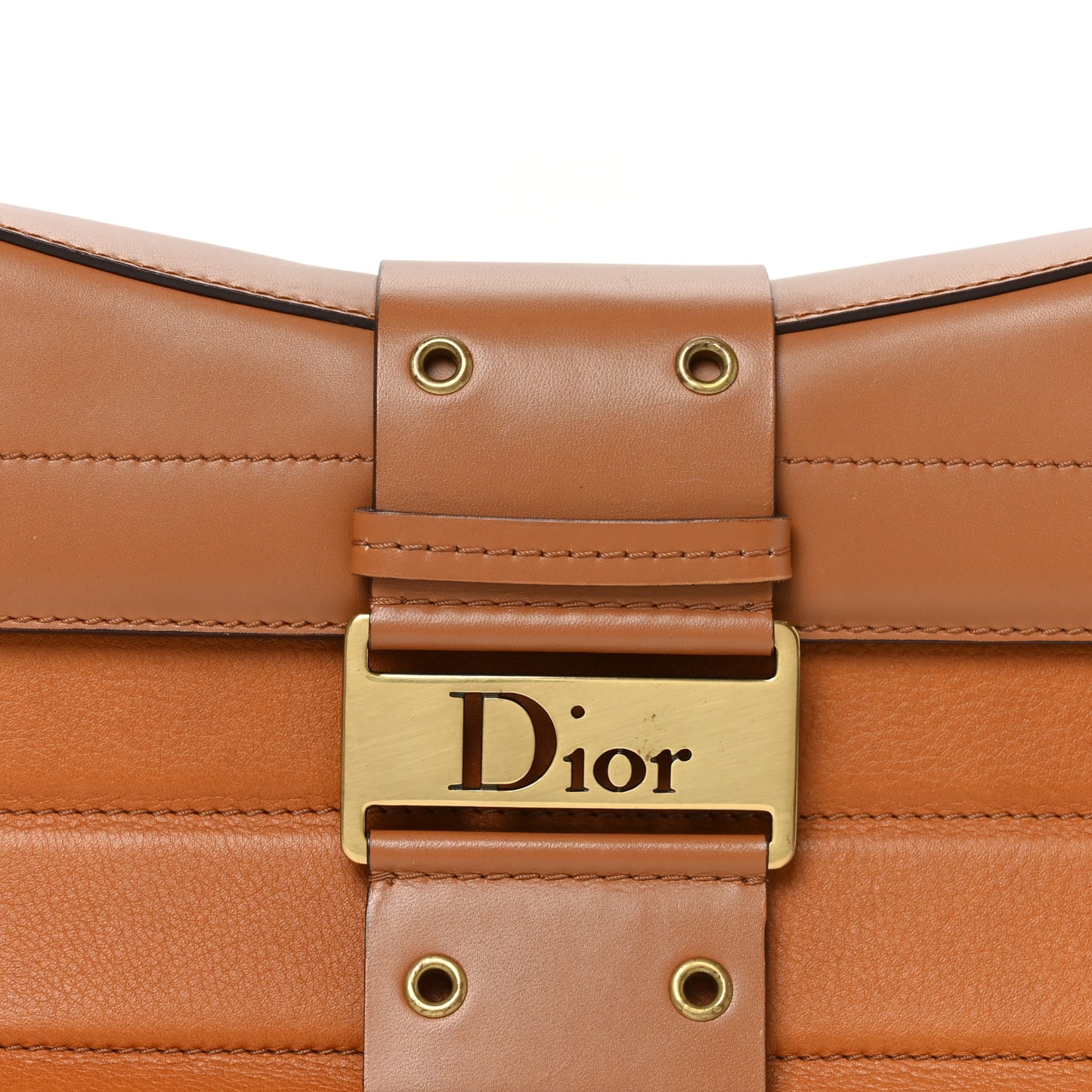 Calfskin Street Chic Columbus Ave Bag Tan