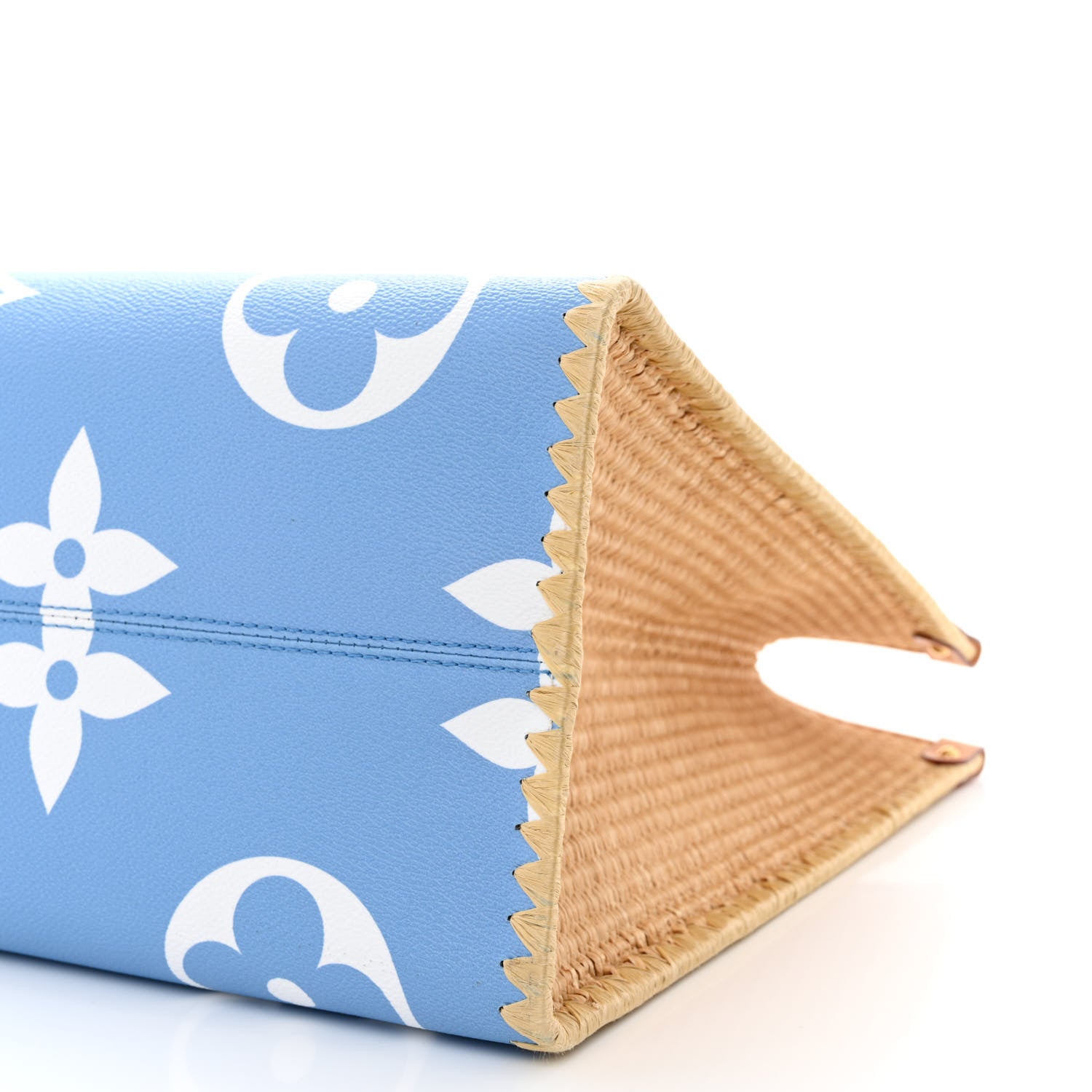 Louis Vuitton Monogram Giant Raffia Monaco By The Pool Onthego GM Blue 9 of 9
