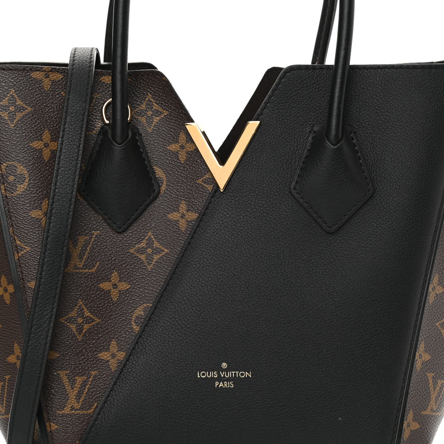 Calfskin Monogram Kimono Tote PM Black
