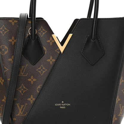 Louis Vuitton Calfskin Monogram Kimono Tote PM Black 8 of 15