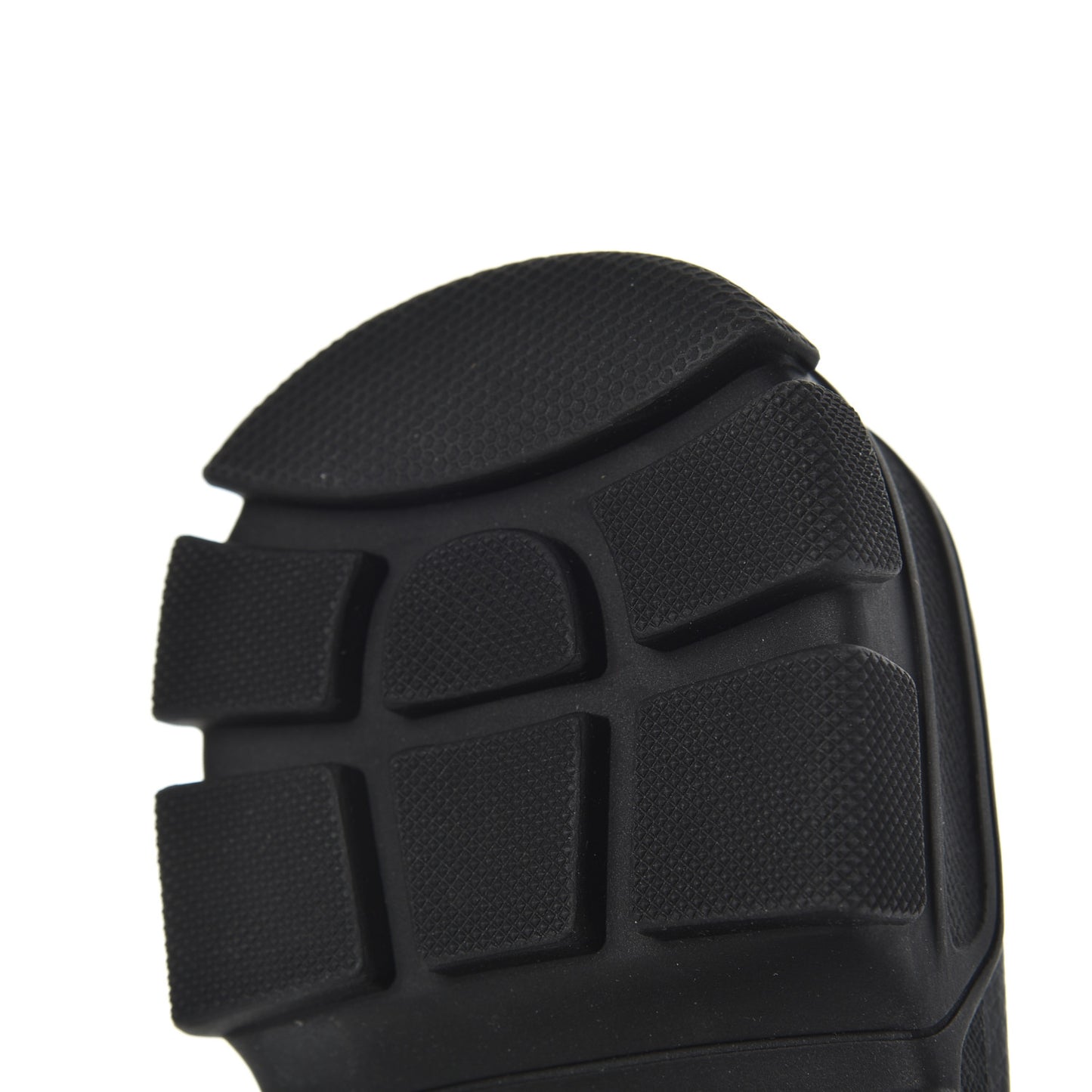 Nappa Grosgrain Logo Mens Velcro Chunky Slide Sandals 6 Black