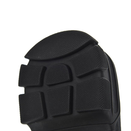 Gucci Nappa Grosgrain Logo Mens Velcro Chunky Slide Sandals 6 Black 9 of 12