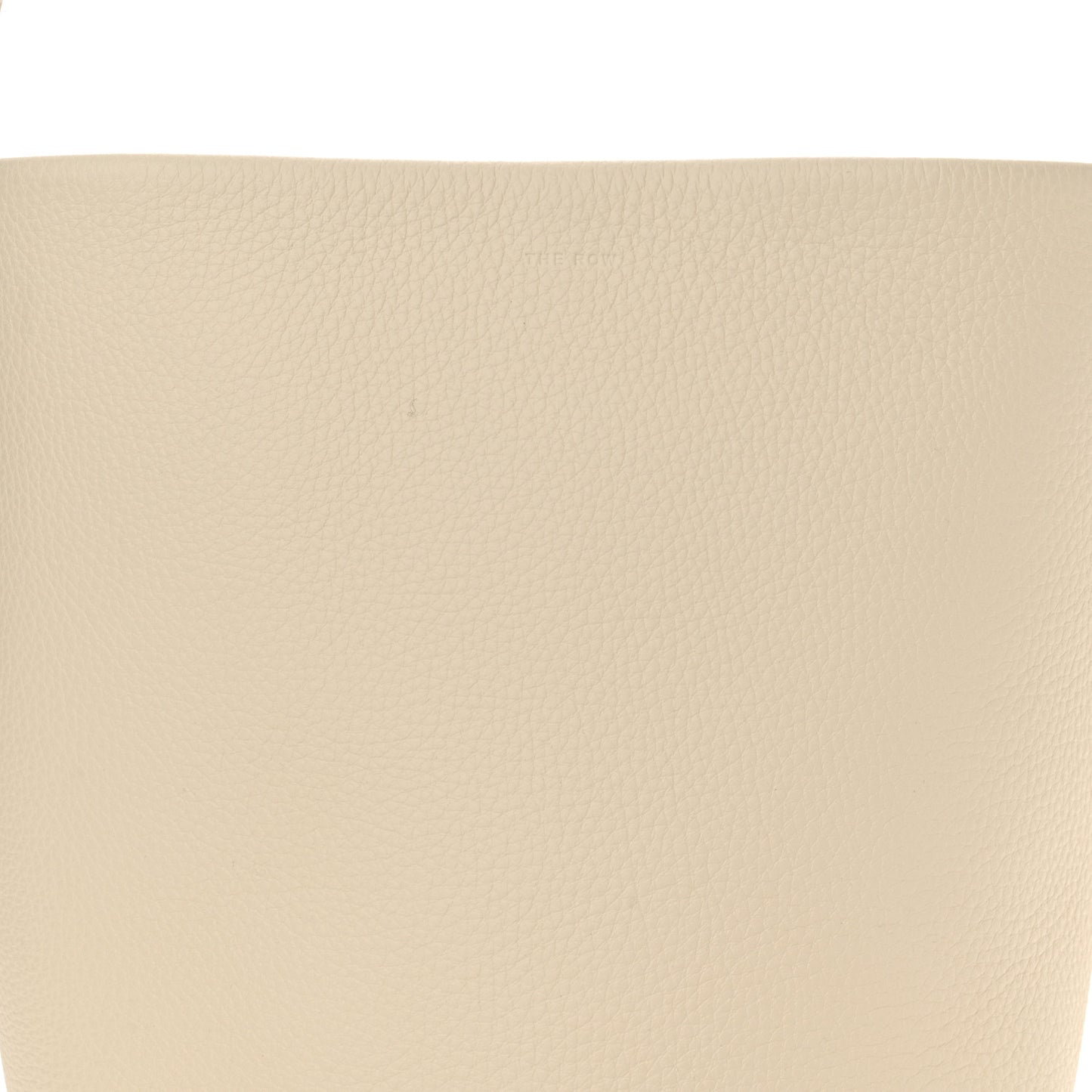 Grained Calfskin Medium N/S Park Tote Ivory