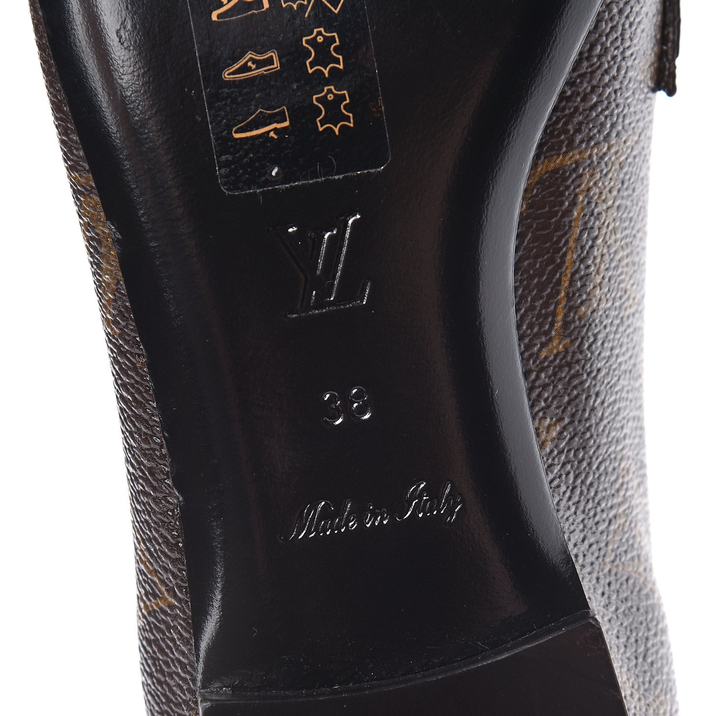 Monogram Upper Case Flat Loafer 38